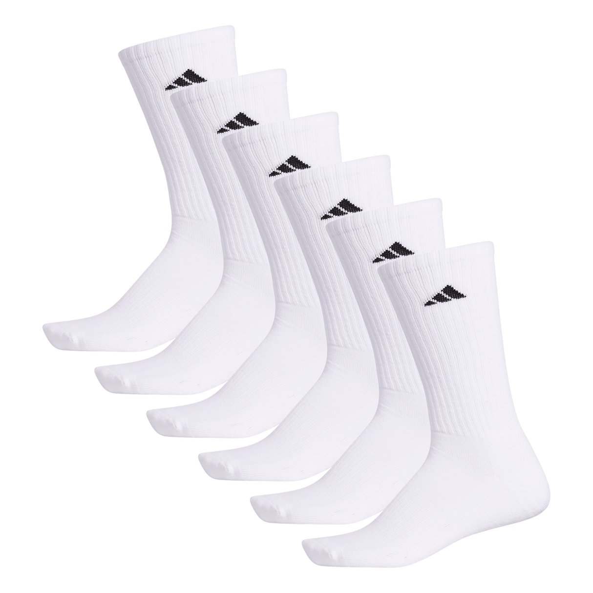 adidas Men's Athletic Cushioned 6-Pack Crew Sock-8