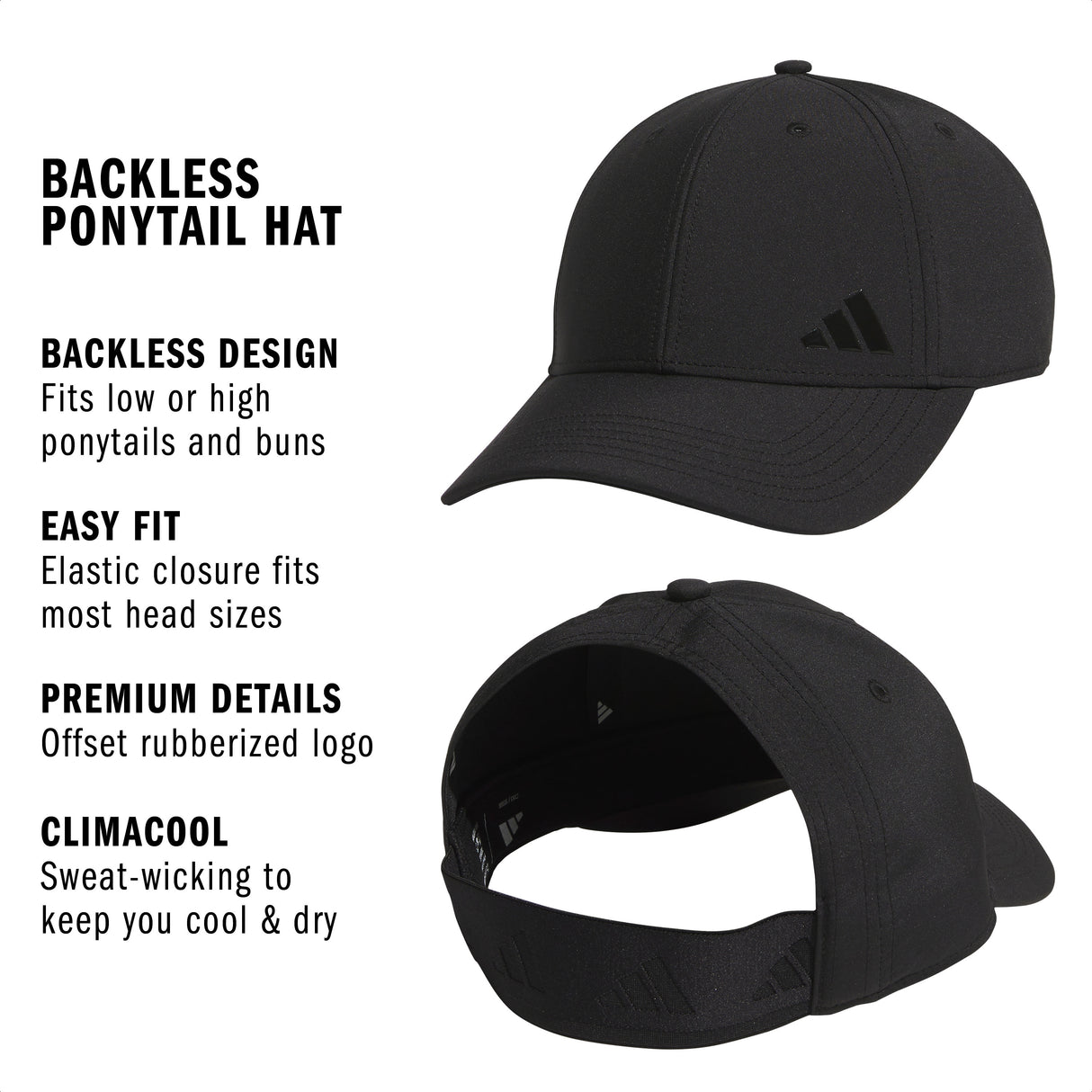 adidas Women's Backless 3 Hat-2