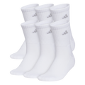 adidas Women's Classic Cushioned 6-Pack Crew Sock-1
