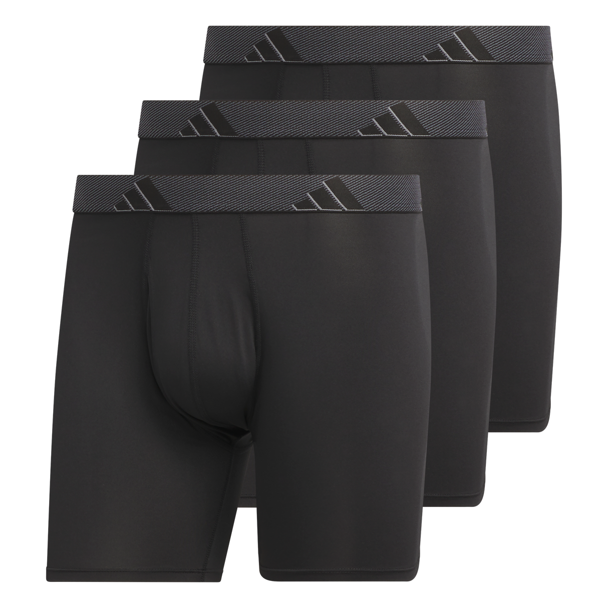 adidas Men's Microfiber 3-Pack Boxer Brief-1