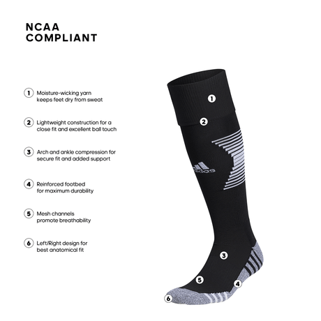 adidas Team Speed 3 Soccer OTC Sock-2