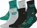 adidas Youth Cushioned Graphic 6-Pack Quarter Sock-1