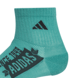 adidas Youth Cushioned Graphic 6-Pack Quarter Sock-3