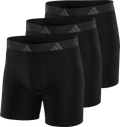 adidas Men's All Day Microfiber 3-Pack Boxer Brief-1