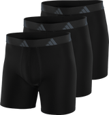 adidas Men's All Day Microfiber 3-Pack Boxer Brief-1