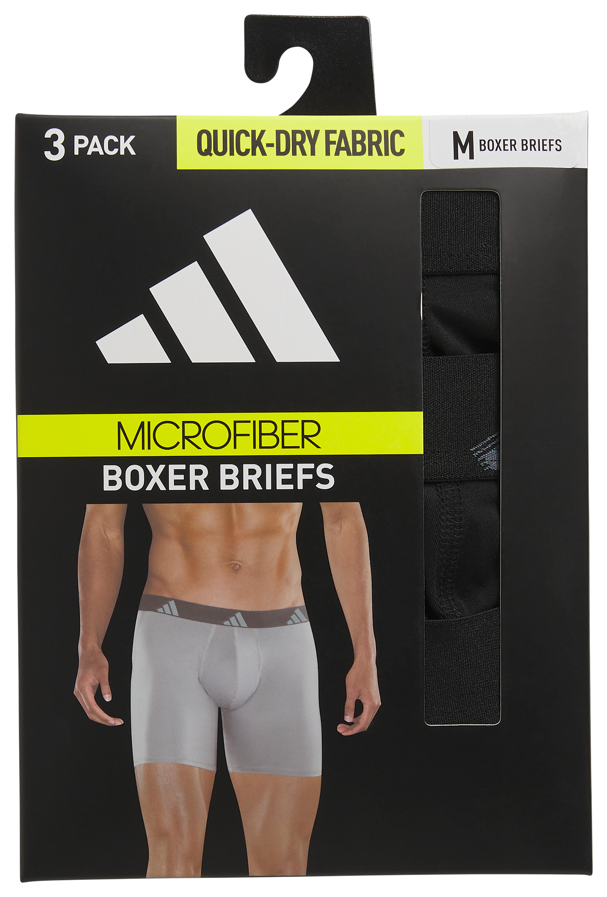 adidas Men's All Day Microfiber 3-Pack Boxer Brief-6