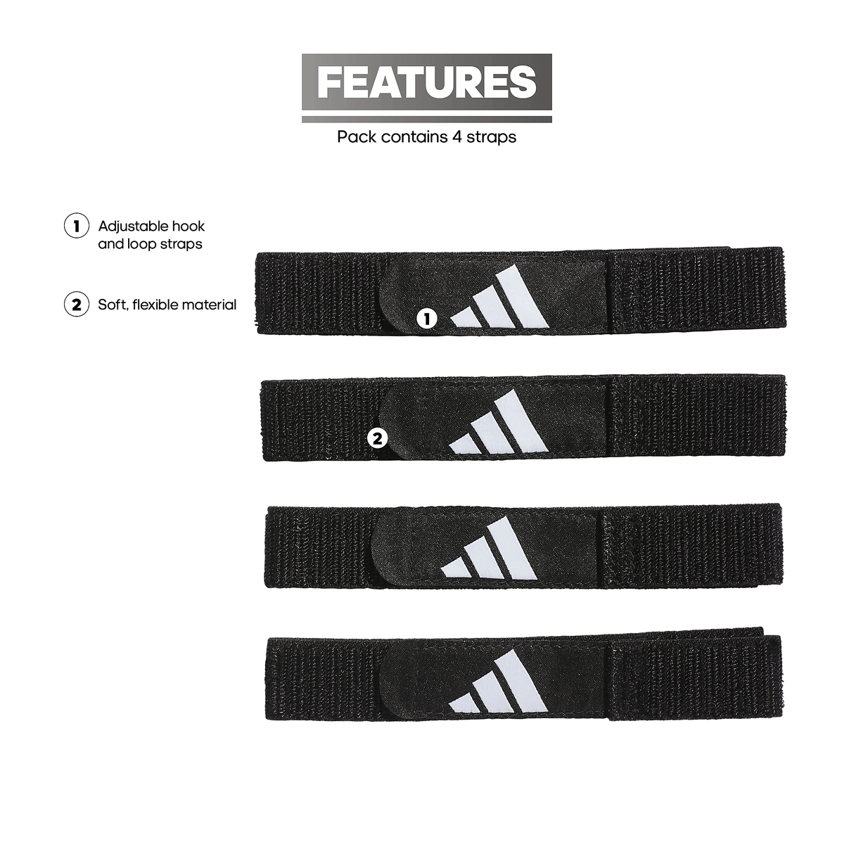 adidas Soccer 2.0 Shin Guard Strap-2