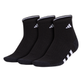 adidas Women's Cushioned 3.0 3-Pack Quarter Sock-1