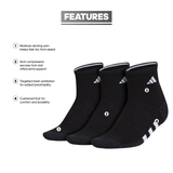 adidas Women's Cushioned 3.0 3-Pack Quarter Sock-2