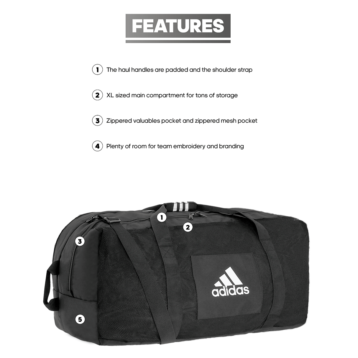 adidas Team Carry XL Duffel-2