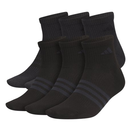 adidas Men's Superlite 3.0 6-Pack Quarter Sock-1
