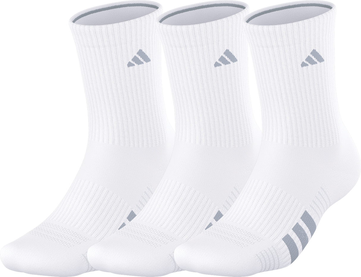 adidas Women's Cushioned 4.0 3-Pack Crew Sock-1