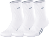 adidas Women's Cushioned 4.0 3-Pack Crew Sock-1