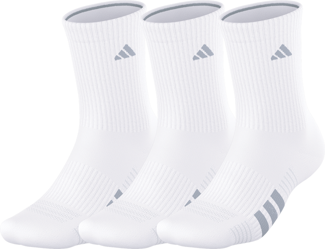adidas Women's Cushioned 4.0 3-Pack Crew Sock-1