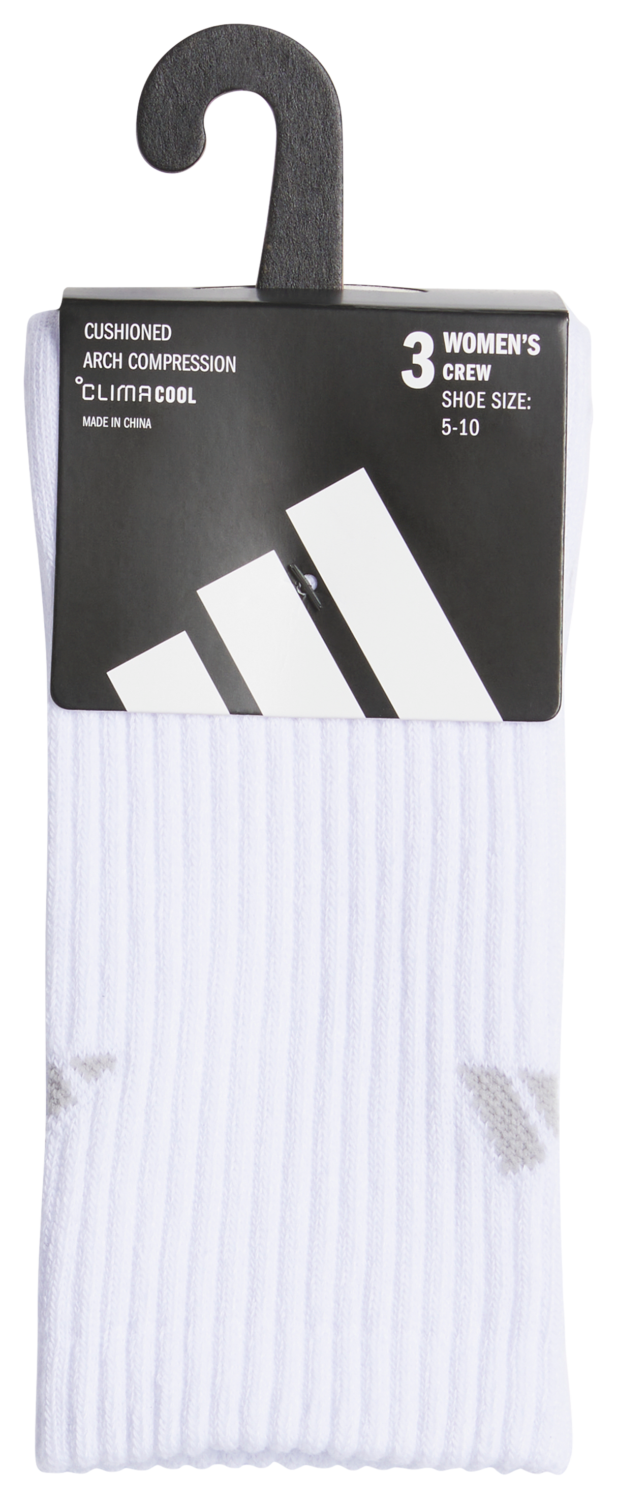 adidas Women's Cushioned 4.0 3-Pack Crew Sock-5