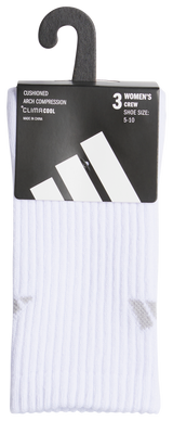 adidas Women's Cushioned 4.0 3-Pack Crew Sock-5