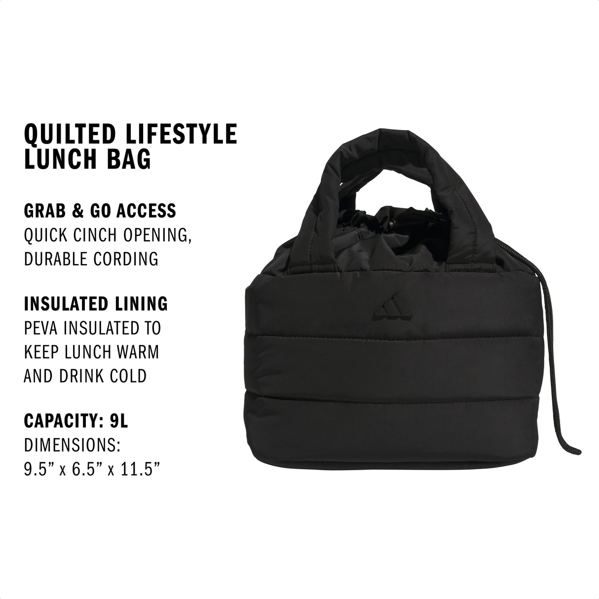 adidas Quilted Lifestyle Lunch Bag-2