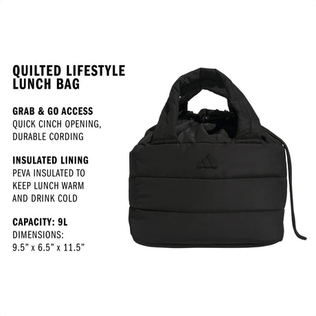 adidas Quilted Lifestyle Lunch Bag-2