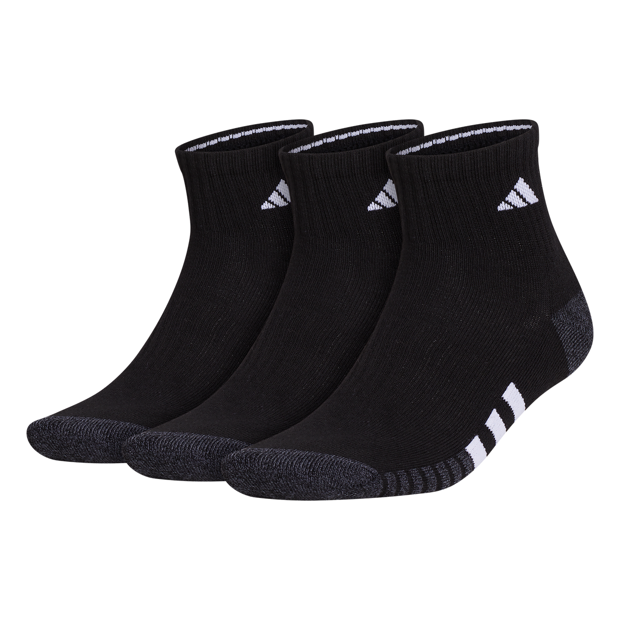adidas Men's Cushioned 3.0 3-Pack Quarter Sock-1