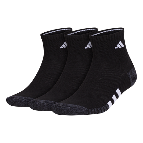 adidas Men's Cushioned 3.0 3-Pack Quarter Sock-1