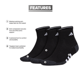 adidas Men's Cushioned 3.0 3-Pack Quarter Sock-2