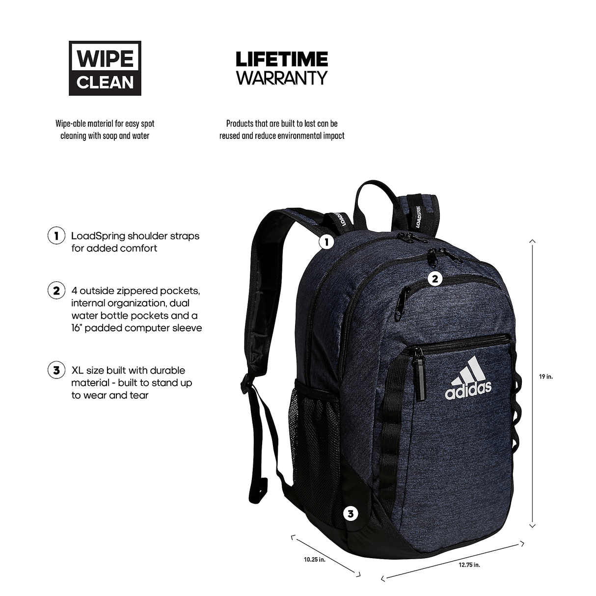 adidas Excel 6 Backpack-2