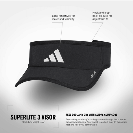 adidas Men's Superlite 3 Visor-2