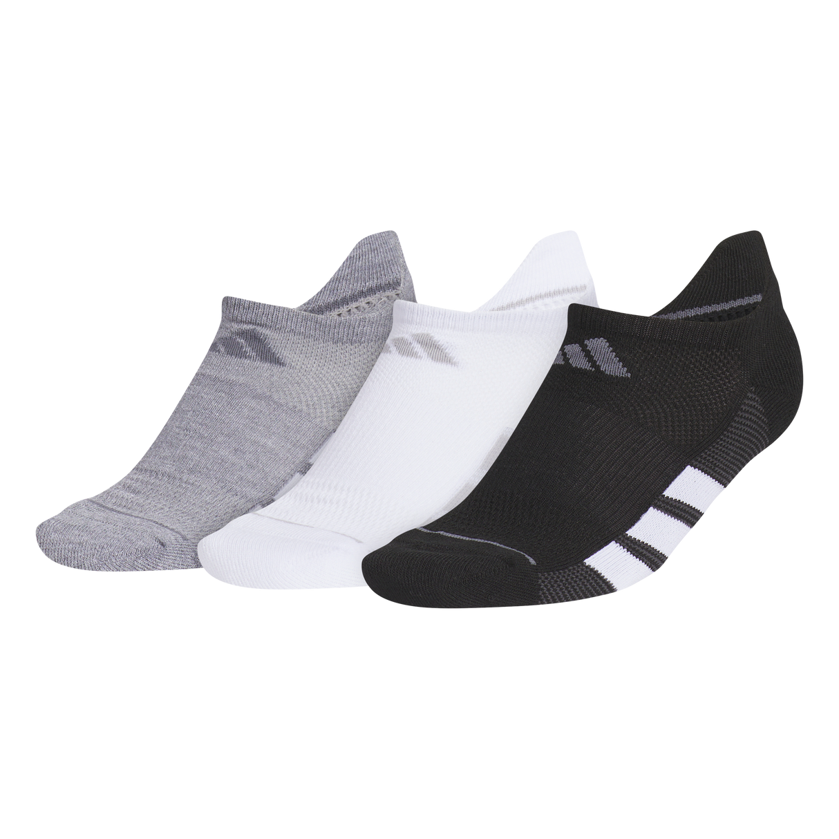 adidas Women's All Day Training 3-Pack No Show Sock-1