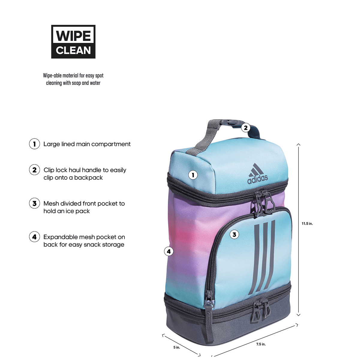 adidas Excel 2 Lunch Bag-2