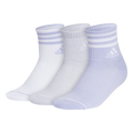 adidas Women's Cushioned 3-Stripe 3.0 3-Pack High Quarter Sock-1