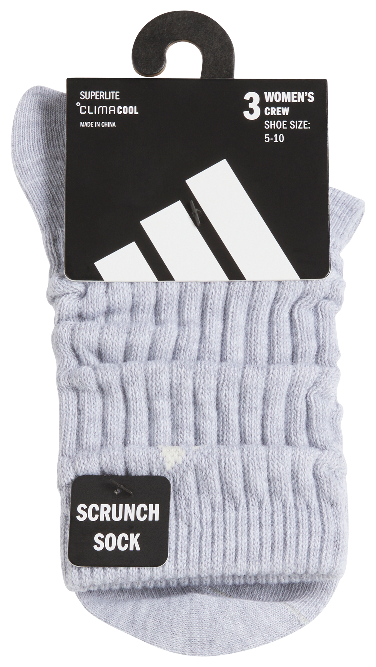adidas Women's Athletic Scrunch 3-Pack Crew Sock-6