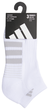 adidas Women's Cushioned 4.0 3-Pack Low Cut Sock-5