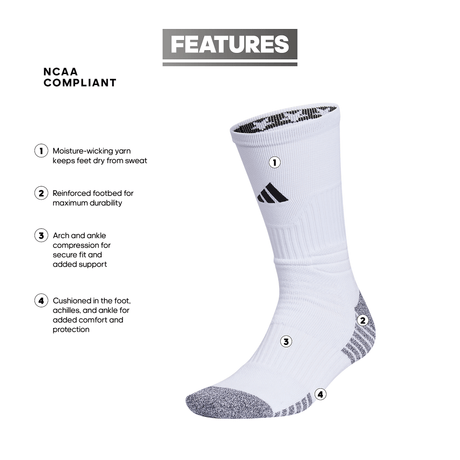 adidas 5-Star Team 2.0 Crew Sock-2