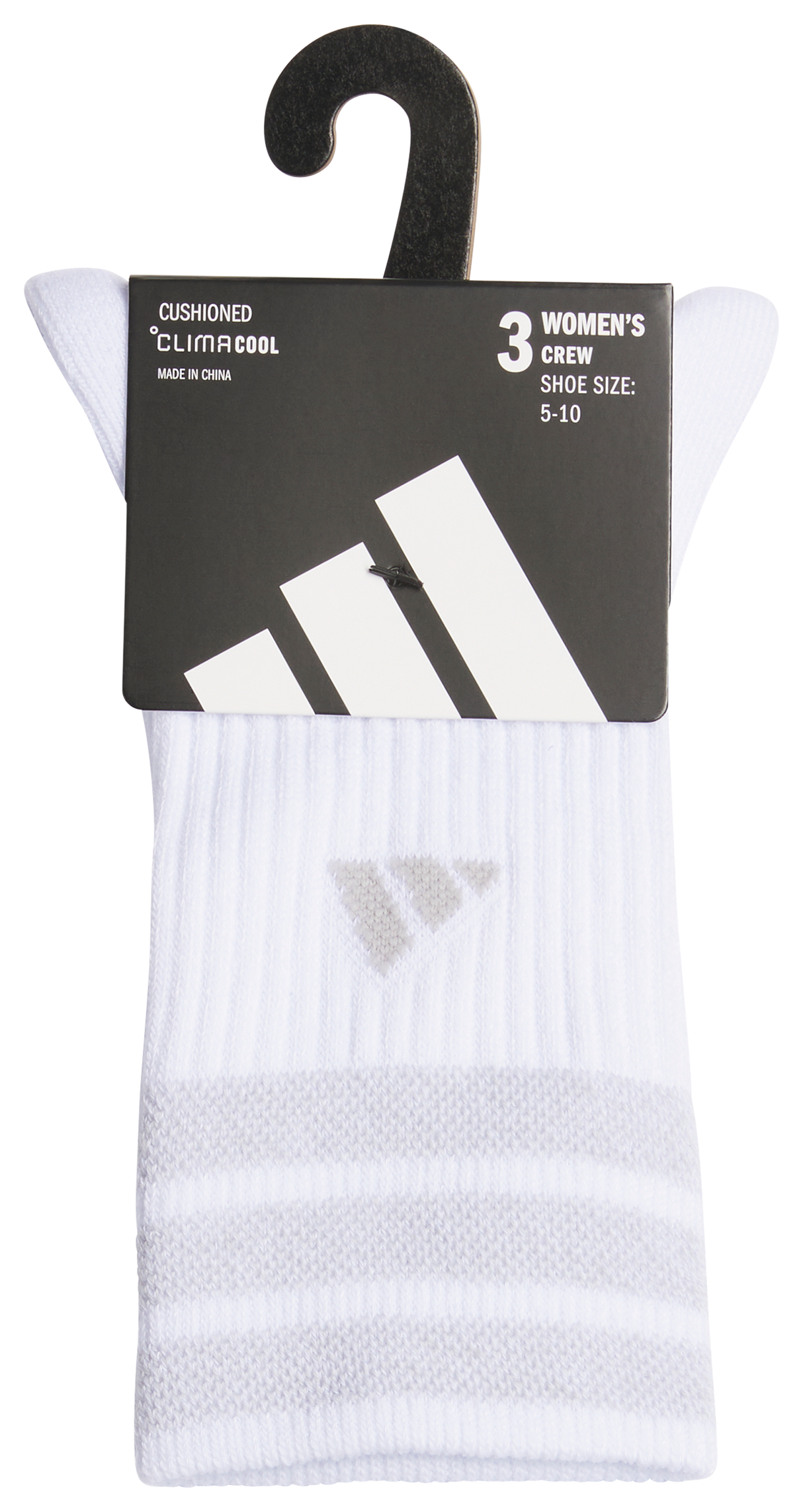 adidas Women's Cushioned 3-Stripe 4.0 3-Pack Crew Sock-6