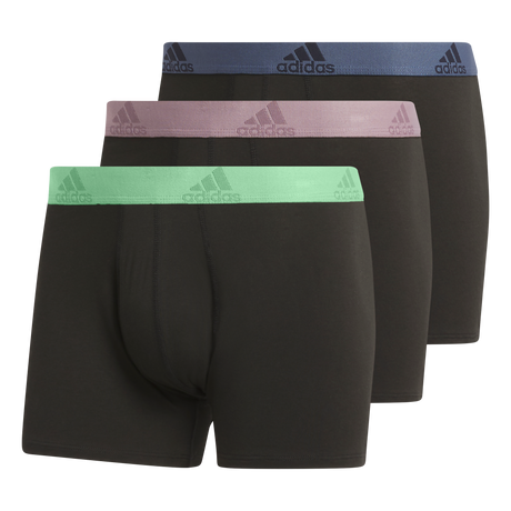 adidas Men's Stretch Cotton 3-Pack Trunk-1