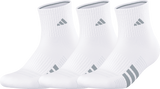 adidas Women's Cushioned 4.0 3-Pack Quarter Sock-1