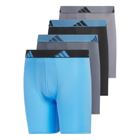 adidas Youth Microfiber 4-Pack Long Boxer Brief-1