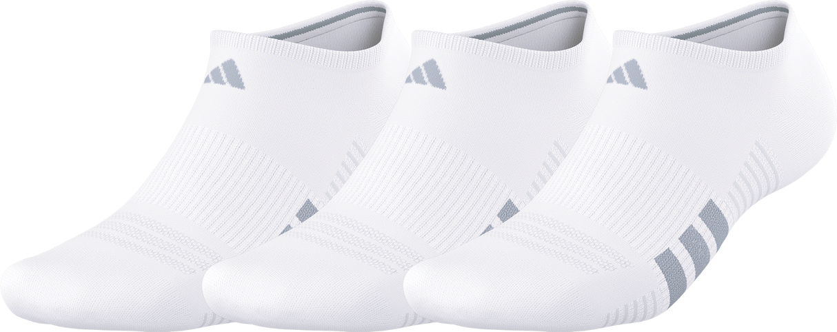 adidas Women's Cushioned 4.0 3-Pack No Show Sock-1