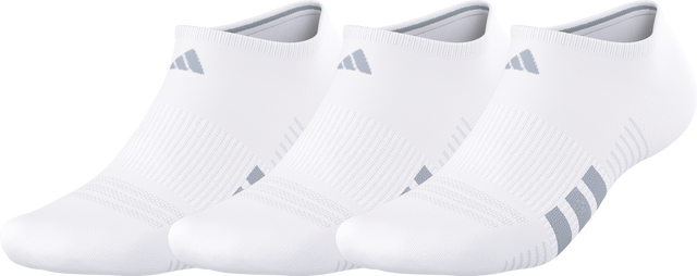 adidas Women's Cushioned 4.0 3-Pack No Show Sock-1