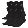 adidas Women's Athletic Cushioned 6-Pack Crew Sock-1