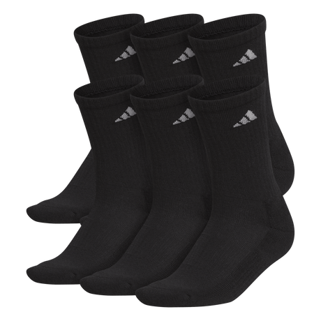 adidas Women's Athletic Cushioned 6-Pack Crew Sock-1