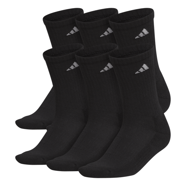 adidas Women's Athletic Cushioned 6-Pack Crew Sock-1