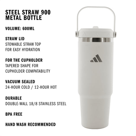 adidas Steel Straw 900 Metal Bottle-2