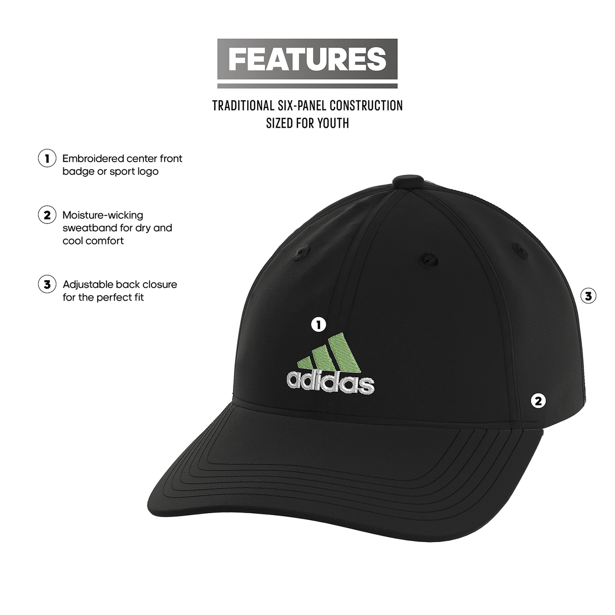 adidas Youth Ultimate 2 Hat-2