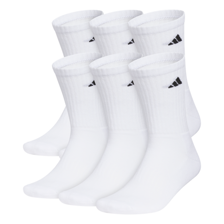 adidas Men's Classic Cushioned 6-Pack Crew Sock-1