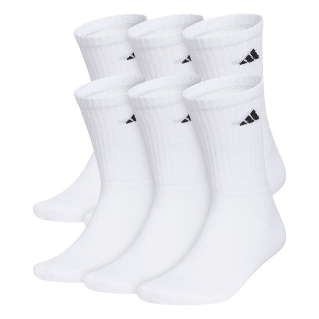 adidas Men's Classic Cushioned 6-Pack Crew Sock-1