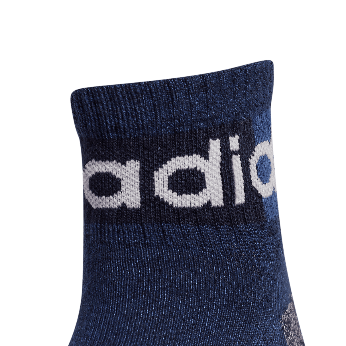 adidas Youth Blocked Linear II 6-Pack Quarter Sock-3