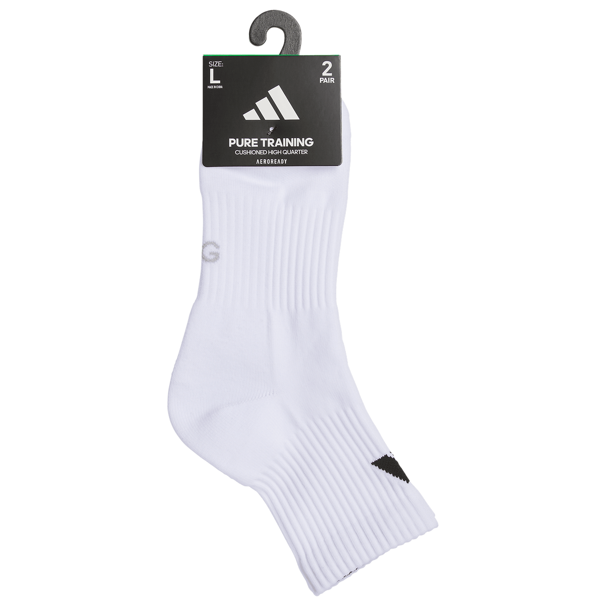 adidas Pure Training 2-Pack High Quarter Sock-7