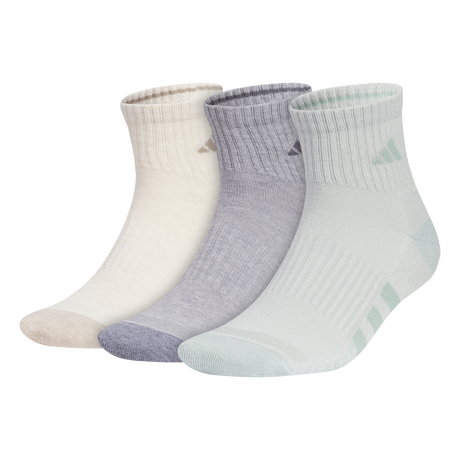 adidas Men's Cushioned 3.0 Color 3-Pack Quarter Sock-1