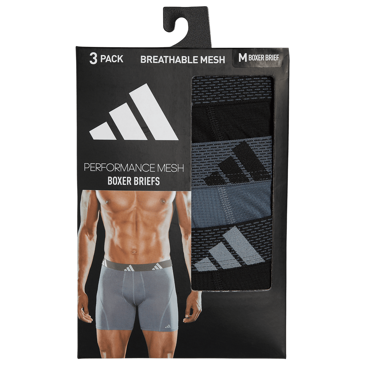 adidas Men's Performance Mesh 3-Pack Boxer Brief-8